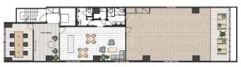 会議室二部屋あり！ オシャレなラウンジの居抜き賃貸オフィス物件(約65坪) ｜居抜きオフィス物件検索サイト【vivit-ビビット】（2）