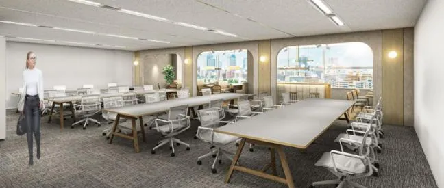 大型ビルの1室 会議室2部屋付き！の居抜き賃貸オフィス物件(約65坪) ｜居抜きオフィス物件検索サイト【vivit-ビビット】（1）