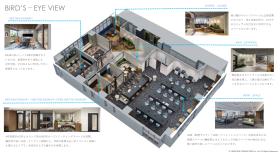 希少性の高い100坪 オシャレの居抜き賃貸オフィス物件(約105坪) ｜居抜きオフィス物件検索サイト【vivit-ビビット】（サムネイル7）