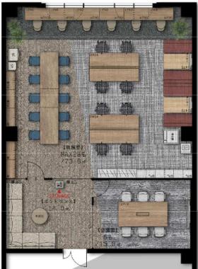 6名用会議室付き！ 新宿三丁目駅直結！の居抜き賃貸オフィス物件(約35坪) ｜居抜きオフィス物件検索サイト【vivit-ビビット】（サムネイル2）
