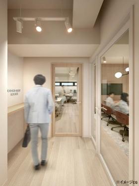 ホテルテイストな内装 6名用会議室有り！の居抜き賃貸オフィス物件(約20坪) ｜居抜きオフィス物件検索サイト【vivit-ビビット】（サムネイル5）