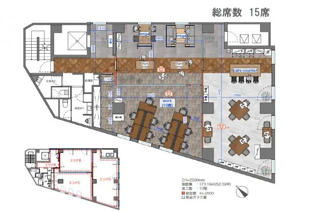 東京都港区白金台の居抜き賃貸オフィス物件(約60坪) ｜居抜きオフィス物件検索サイト【vivit-ビビット】（3）