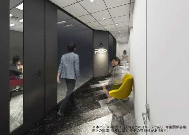 新橋エリア　希少性◎ 使い勝手のいいレイアウトの居抜き賃貸オフィス物件(約75坪) ｜居抜きオフィス物件検索サイト【vivit-ビビット】（5）