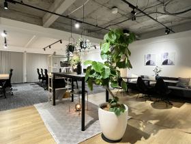 一部天井スケルトン フルセットアップオフィスの居抜き賃貸オフィス物件(約30坪) ｜居抜きオフィス物件検索サイト【vivit-ビビット】（サムネイル3）