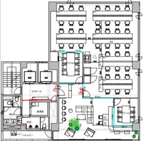 会議室2室造作済み！ おしゃれ物件！の居抜き賃貸オフィス物件(約65坪) ｜居抜きオフィス物件検索サイト【vivit-ビビット】（サムネイル2）