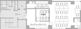 敷金礼金ゼロ リラックススペースありの居抜き賃貸オフィス物件(約25坪) ｜居抜きオフィス物件検索サイト【vivit-ビビット】（サムネイル2）