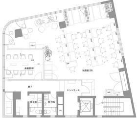 デザイナーズ物件！ 会議室造作済み！の居抜き賃貸オフィス物件(約40坪) ｜居抜きオフィス物件検索サイト【vivit-ビビット】（サムネイル2）