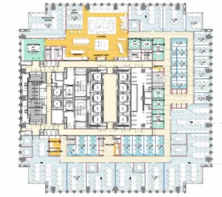 名古屋を代表するビルの1室 エレベーター12基の居抜き賃貸オフィス物件(約85坪) ｜居抜きオフィス物件検索サイト【vivit-ビビット】（2）