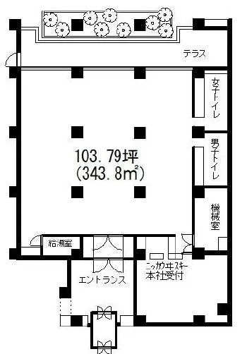 東京都港区南青山の居抜き賃貸オフィス物件(約105坪) ｜居抜きオフィス物件検索サイト【vivit-ビビット】（2）