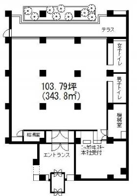 東京都港区南青山の居抜き賃貸オフィス物件(約105坪) ｜居抜きオフィス物件検索サイト【vivit-ビビット】（サムネイル2）