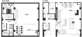 メゾネットタイプ！ 会議室付き！の居抜き賃貸オフィス物件(約90坪) ｜居抜きオフィス物件検索サイト【vivit-ビビット】（サムネイル2）