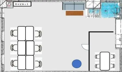 駅徒歩1分 セットアップ物件の居抜き賃貸オフィス物件(約15坪) ｜居抜きオフィス物件検索サイト【vivit-ビビット】（2）