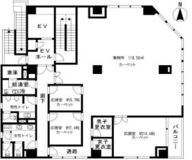 会議室３部屋！ 格安物件！!の居抜き賃貸オフィス物件(約65坪) ｜居抜きオフィス物件検索サイト【vivit-ビビット】（サムネイル2）