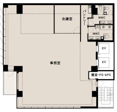 新築物件！ 会議室付き！の居抜き賃貸オフィス物件(約65坪) ｜居抜きオフィス物件検索サイト【vivit-ビビット】（2）