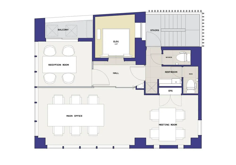 北千住初のセットアップオフィス お手洗い男女別！の居抜き賃貸オフィス物件(約15坪) ｜居抜きオフィス物件検索サイト【vivit-ビビット】（2）