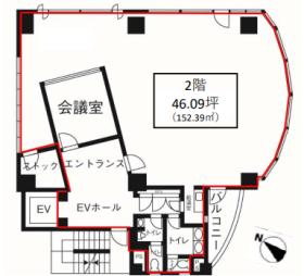 大塚駅徒歩5分！ 会議室造作済み！の居抜き賃貸オフィス物件(約45坪) ｜居抜きオフィス物件検索サイト【vivit-ビビット】（サムネイル2）