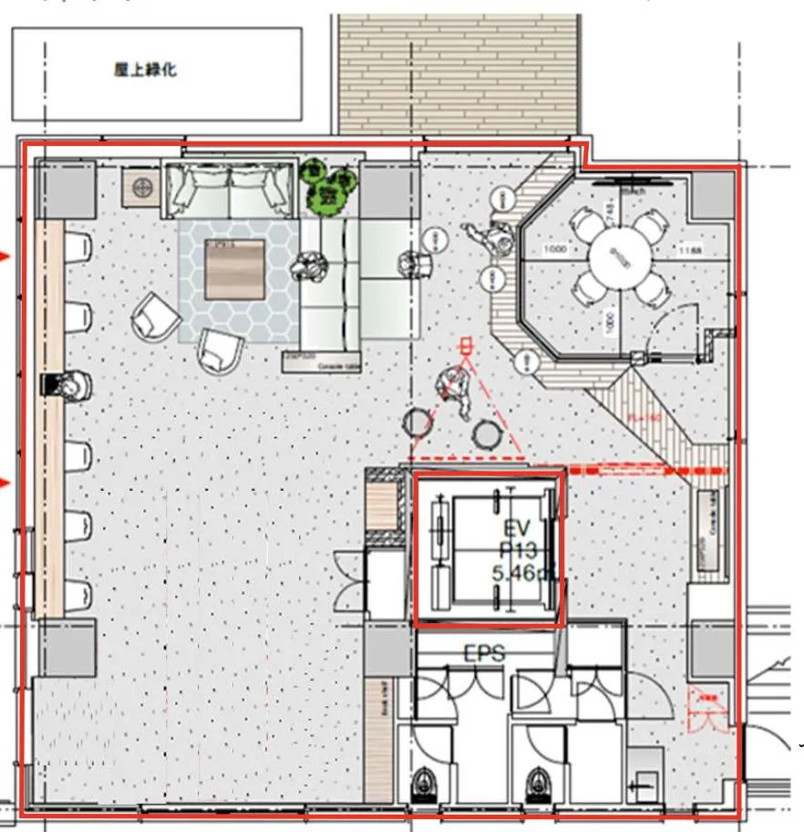築浅・ハイグレードオフィス！ 初期費用削減！の居抜き賃貸オフィス物件(約35坪) ｜居抜きオフィス物件検索サイト【vivit-ビビット】（2）