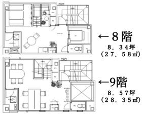 メゾネットタイプ スモールオフィスの居抜き賃貸オフィス物件(約15坪) ｜居抜きオフィス物件検索サイト【vivit-ビビット】（サムネイル2）