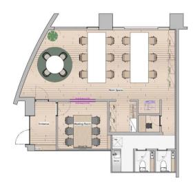 恵比寿に希少なセットアップ！ 会議室、個室ブースありの居抜き賃貸オフィス物件(約25坪) ｜居抜きオフィス物件検索サイト【vivit-ビビット】（サムネイル2）