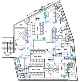 居抜きオフィス 会議室2室の居抜き賃貸オフィス物件(約45坪) ｜居抜きオフィス物件検索サイト【vivit-ビビット】（サムネイル2）