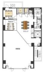 会議室2室付き！ テレカンブース完備の居抜き賃貸オフィス物件(約50坪) ｜居抜きオフィス物件検索サイト【vivit-ビビット】（2）