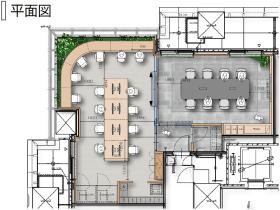 あの話題の【麻布台ヒルズ】 小規模セットアップの居抜き賃貸オフィス物件(約30坪) ｜居抜きオフィス物件検索サイト【vivit-ビビット】（サムネイル4）