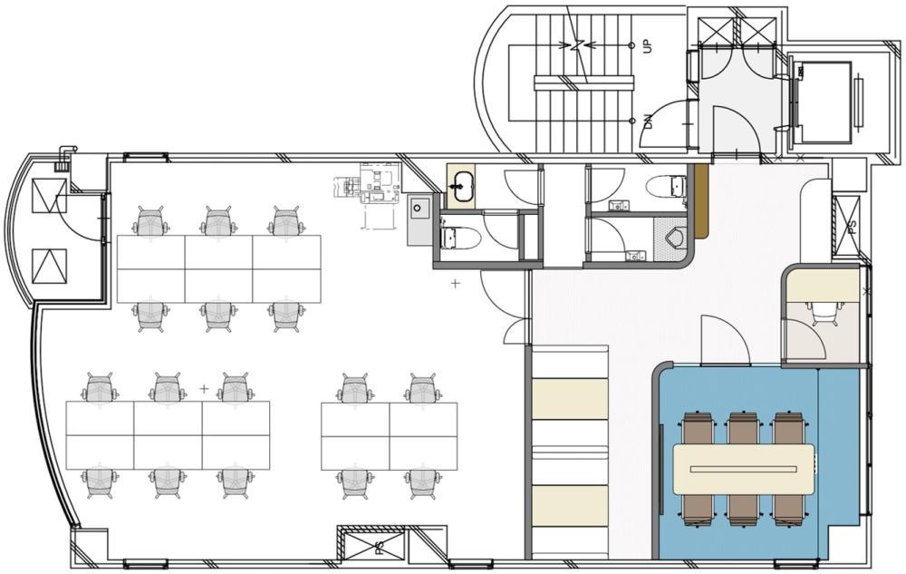 中目黒エリア フルセットアップオフィスの居抜き賃貸オフィス物件(約30坪) ｜居抜きオフィス物件検索サイト【vivit-ビビット】（2）