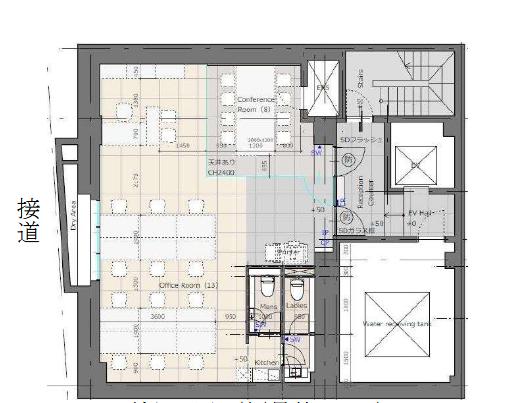 会議室設置済み！ 複数路線使用可能！の居抜き賃貸オフィス物件(約20坪) ｜居抜きオフィス物件検索サイト【vivit-ビビット】（2）