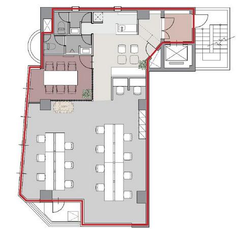 使い勝手抜群！ 駅近セットアップオフィス！！の居抜き賃貸オフィス物件(約30坪) ｜居抜きオフィス物件検索サイト【vivit-ビビット】（2）
