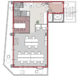 椅子デスク設置済み！ フルセットアップオフィス！の居抜き賃貸オフィス物件(約25坪) ｜居抜きオフィス物件検索サイト【vivit-ビビット】（サムネイル2）