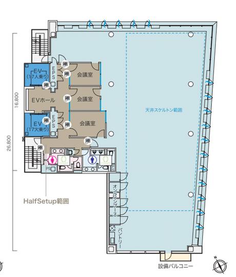 打合せスペース豊富 築浅物件ですの居抜き賃貸オフィス物件(約150坪) ｜居抜きオフィス物件検索サイト【vivit-ビビット】（2）