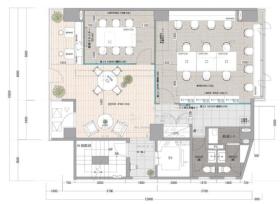 神楽坂徒歩4分！ 6名用会議室あり！！の居抜き賃貸オフィス物件(約35坪) ｜居抜きオフィス物件検索サイト【vivit-ビビット】（サムネイル2）