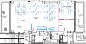 新築セットアップオフィス！ 原状回復義務なし物件！の居抜き賃貸オフィス物件(約30坪) ｜居抜きオフィス物件検索サイト【vivit-ビビット】（サムネイル2）