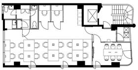 六本木エリア 6名用会議室付きの居抜き賃貸オフィス物件(約25坪) ｜居抜きオフィス物件検索サイト【vivit-ビビット】（サムネイル2）
