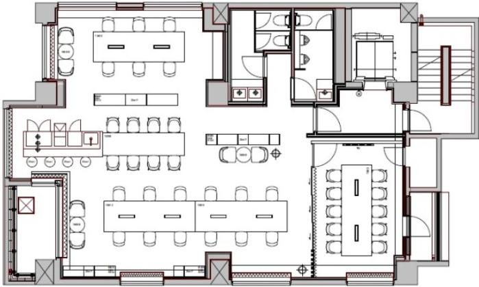 初期費用削減！ 原状回復不要！の居抜き賃貸オフィス物件(約40坪) ｜居抜きオフィス物件検索サイト【vivit-ビビット】（2）