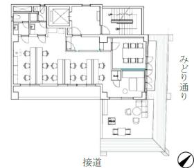 徒歩5分圏内で４路線利用可能 6名用会議室・テレカンブースの居抜き賃貸オフィス物件(約25坪) ｜居抜きオフィス物件検索サイト【vivit-ビビット】（サムネイル2）