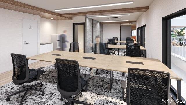 徒歩5分圏内で４路線利用可能 6名用会議室・テレカンブースの居抜き賃貸オフィス物件(約25坪) ｜居抜きオフィス物件検索サイト【vivit-ビビット】（3）