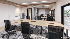 徒歩5分圏内で４路線利用可能 6名用会議室・テレカンブースの居抜き賃貸オフィス物件(約25坪) ｜居抜きオフィス物件検索サイト【vivit-ビビット】（サムネイル3）