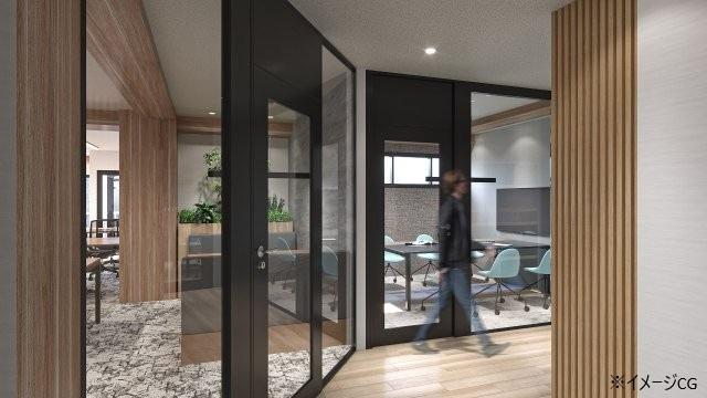 会議室2室・テレカンブース2室 ハーフセットアップの居抜き賃貸オフィス物件(約55坪) ｜居抜きオフィス物件検索サイト【vivit-ビビット】（4）