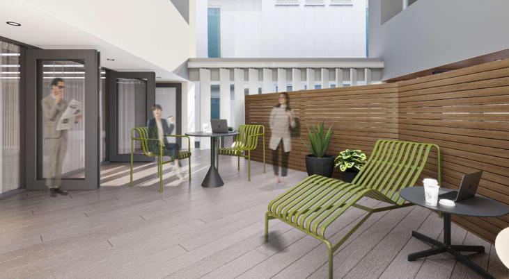 テラス付き物件！ 小規模物件！の居抜き賃貸オフィス物件(約40坪) ｜居抜きオフィス物件検索サイト【vivit-ビビット】（3）