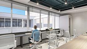 共有ラウンジあり！ 天井一部スケルトン！の居抜き賃貸オフィス物件(約40坪) ｜居抜きオフィス物件検索サイト【vivit-ビビット】（サムネイル3）