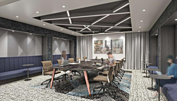 共有ラウンジあり！ 天井一部スケルトン！の居抜き賃貸オフィス物件(約40坪) ｜居抜きオフィス物件検索サイト【vivit-ビビット】（5）