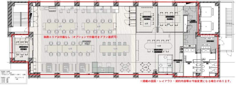 会議室造作済み！ 原状回復不要！の居抜き賃貸オフィス物件(約115坪) ｜居抜きオフィス物件検索サイト【vivit-ビビット】（2）