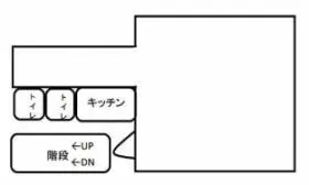 松木第2ビルの基準階図面