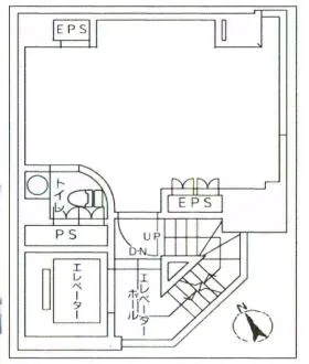 ガーデニアビルの基準階図面