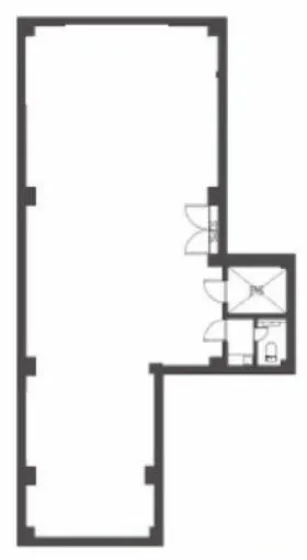 LOF Workspaceビルの基準階図面