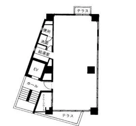 アルトビルの基準階図面