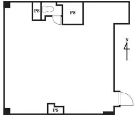 六本木メイフラワーハウスビルの基準階図面
