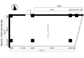 深尾ビルの基準階図面