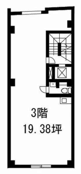 ダイマルビルの基準階図面